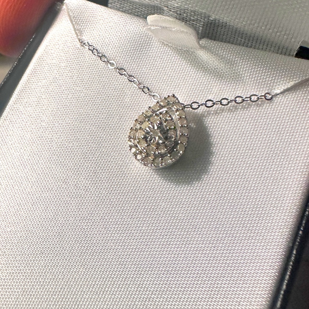 1/4 CWT Teardrop Necklace